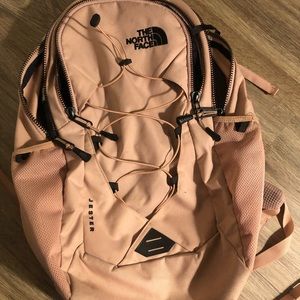 The North Face backpack pink